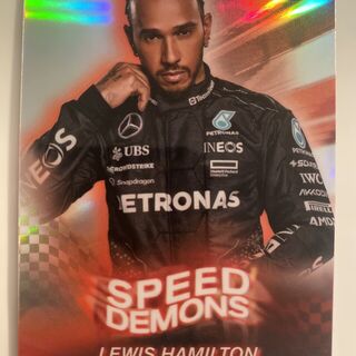 2024 Topps Chrome F1 Qualifying Lap F1 Lewis Hamilton #SD-6 Speed Demons