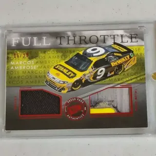 Marcos Ambrose Firesuit Sheet Metal 2012 Press Pass Redline Full Throttle 16/25
