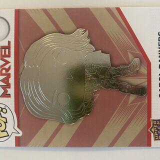 Carol Danvers 2023 Marvel Funko Upper Deck Card #18 Silver Foil