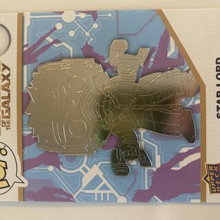 Star-Lord 2023 Marvel Funko Upper Deck Card #74 Silver Foil