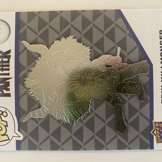 Erik Killmonger 2023 Marvel Funko Upper Deck Card #33 Silver Foil