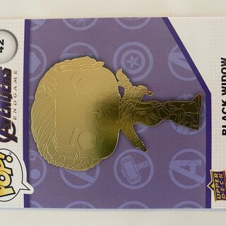 Black Widow 2023 Marvel Funko Upper Deck Card #42 Gold Foil