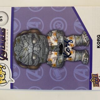 Korg 2023 Marvel Funko Upper Deck Card #51 Facsimile Signature