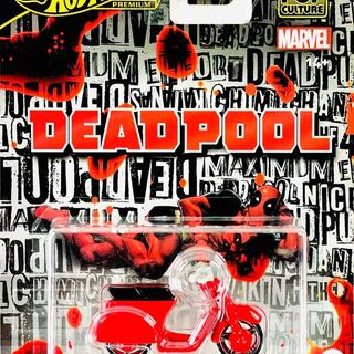 Hotwheels Pop Culture Deadpool Scooter