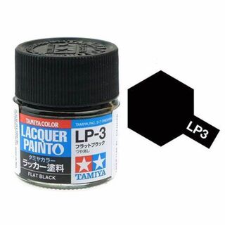 Tamiya Colour Lacquer Paint - LP3 Flat Black