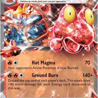 Pokémon TCG: Magcargo EX 029/167 Card