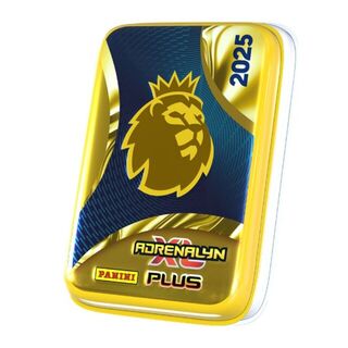 Panini Premier League Adrenalyn XL PLUS 2025 Official TCG Gold Classic Pocket Tin
