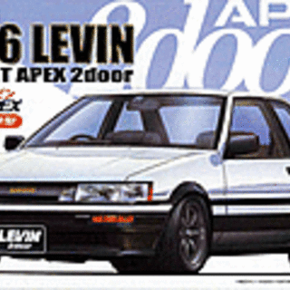 AE86 Levin 2Door GT APEX Late Model Kitset - Fujimi 1/24