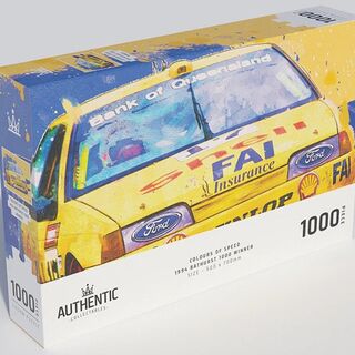 Colours Of Speed: 1994 Bathurst 1000 Winner 1000 Piece Jigsaw Puzzle