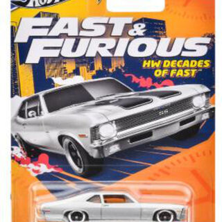Hotwheels Fast & Furious HW Decades of Fast 2/5 '70 Chevrolet Nova SS