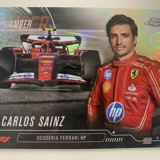 2024 Topps Chrome Qualifying Lap F1 Carlos Sainz CAM-2