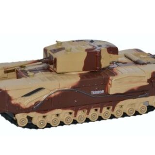 Oxford Diecast Churchill Tank MKIII Kingforce - Major King