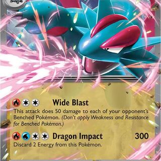 Pokémon TCG: Salamence EX 114/159 Card