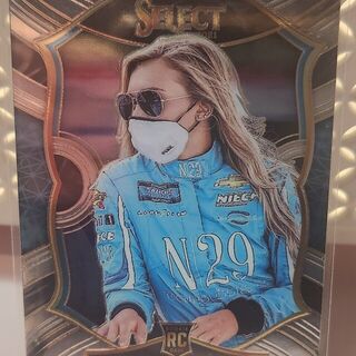 2021 Panini Chronicles Select Racing NASCAR #4 Silver Prizm Natalie Decker