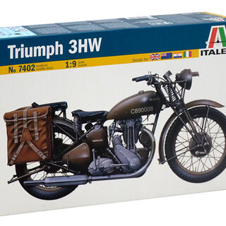 Italeri Triumph 3HW Motorcycle Kitset - 1/9