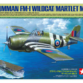 Tamiya Grumman FM-1 Wildcat/Martlet Mk.V Kitset - 1/48