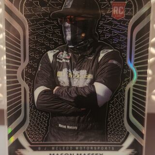 2021 NASCAR Racing Panini Chronicles Mason Massey #11 Obsidian Rookie Card