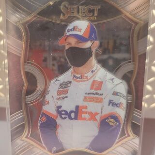 2021 Panini Chronicles NASCAR Racing SELECT Denny Hamlin Silver Prizm #20