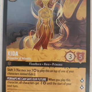 Disney Lorcana Into the Inklands LEGENDARY Foil Kida #7/204