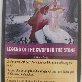 Disney Lorcana Rise of the Floodborn COMMON Foil Legend of the Sword of the Stone #64/204