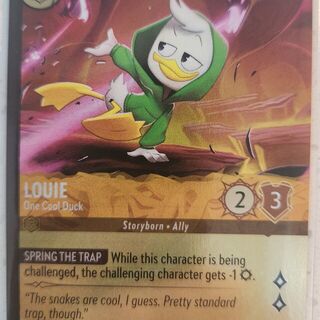 Disney Lorcana Reign of Jafar UNCOMMON Foil Louie #1/204