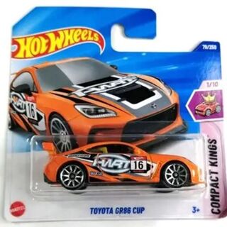 Hotwheels Compact Kings Toyota GR86 Cup Orange short card