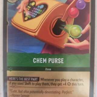 Disney Lorcana Reign of Jafar COMMON Foil Chem Purse #119/204