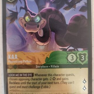Disney Lorcana Reign of Jafar UNCOMMON Foil KAA  #21/204