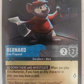 Disney Lorcana Reign of Jafar UNCOMMON Foil Bernard  #169/204