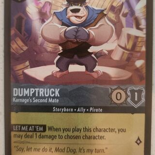 Disney Lorcana Reign of Jafar COMMON Foil Dumptruck #185/204