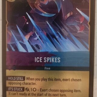 Disney Lorcana Reign of Jafar UNCOMMON Foil Ice Spikes #84/204