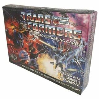 Transformers 40th Collectors Trading Cards Blaster Box Series 1 Dynamite