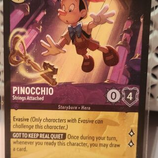 Disney Lorcana Reign of Jafar LEGENDARY Foil Pinocchio #61/204