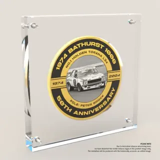 1974 Bathurst 1000 Pole Position 50th Anniversary Collector Medallion