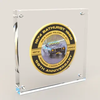 1974 Bathurst 1000 Winner 50th Anniversary Collector Medallion