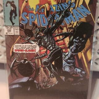 2024 Upper Deck Spider-Man Renditions Marvel Spider-Slayer Canvas Comic Covers #59
