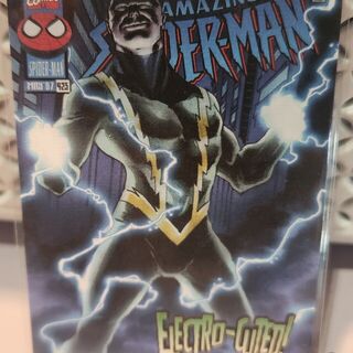 2024 Upper Deck Spider-Man Renditions Marvel Electro Canvas Comic Covers #52