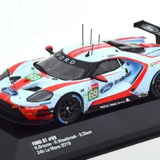 Ford GT 2019 Le Mans 24 Hour Scott Dixon Ryan Briscoe & Russel Westbrook 1/43 IXO