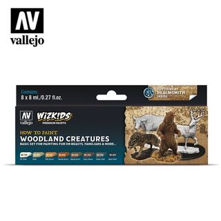 Wizkids Premium Paint set by Vallejo: Woodland Creatures