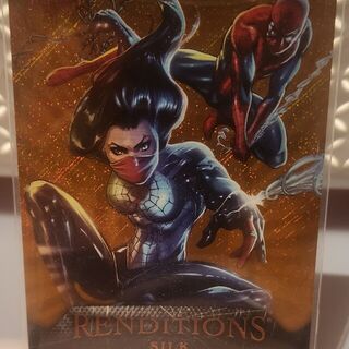 2024 Upper Deck Spider-Man Renditions Marvel Silk  #87 Hobgoblin Orange 284/299