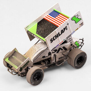 Authentic Collectables 1:18 Jason Pryde Motorsport Kyle Larson #1 Sprintcar Dirty Version