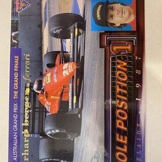 Futera 1995 Formula 1 - Gerhard Berger Pole Position Numbered 289/3000