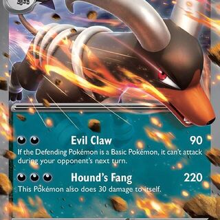 Pokémon TCG: Houndoom EX 134/197 Card