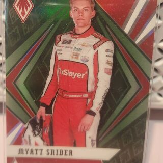 2021 Panini Chronicles Nascar Phoenix Green #8 Myatt Snider