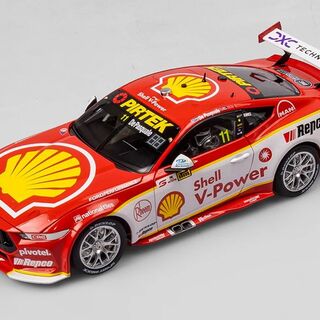 Authentic Collectables 1/18 Shell V-Power Racing Team #11 Ford Mustang GT - 2024 Taupo Super400 Jason Richards Trophy Winner
