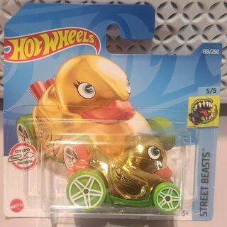Hot Wheels 2022 Treasure Hunt DUCK N’ ROLL Gold Street Beasts 139/250