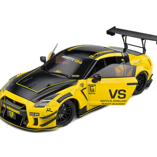 2020 Nissan Skyline GT-R R35 with Liberty Walk Body Kit Type 2.0 Solido 1/18