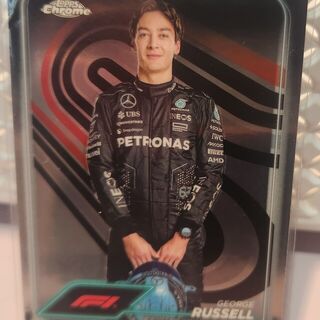 2024 Topps Chrome F1 Qualifying Lap George Russell #5