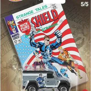 Hot Wheels Marvel 5/5 Land Rover Defender 110 Hard Top