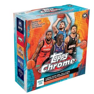 Topps Chrome NBL 2024/2025 Basketball Trading Cards - Mega Box